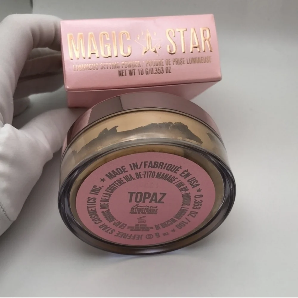 Jeffrey Star LUMINOUS Setting Powder “ TOPAZ” 10 G MAGIC STAR NEW In Box No Tag